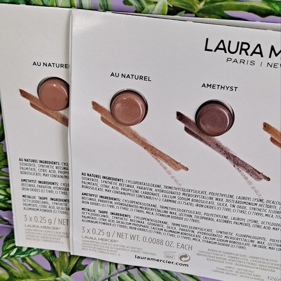 x2 Lot Laura Mercier Caviar Stick Eye Color 3 Shades Pod Sample Card - Picture 3 of 3